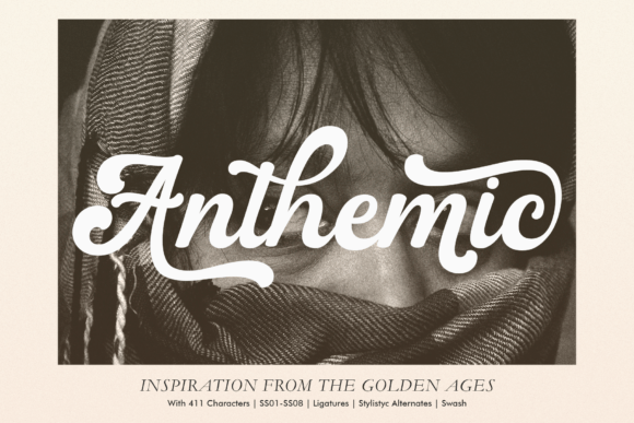 Anthemic: A Typeface Blending Vintage Charm with Bold Energy