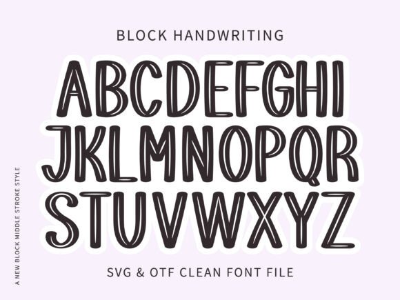 Block Handwriting: Your Go-To Font for Bold, Handcrafted Designs