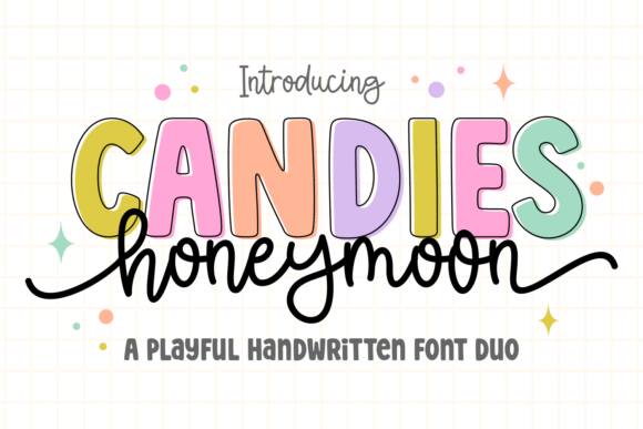 Candies Honeymoon: A Font Duo for Sweet, Charming Designs