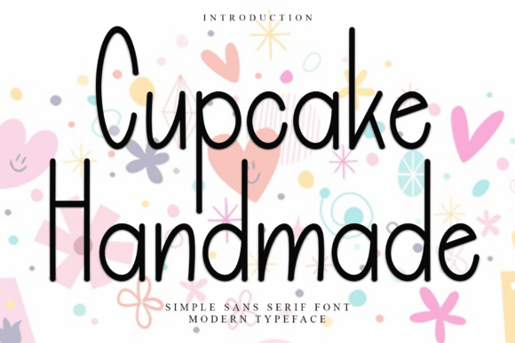 Cupcake Handmade: A Typeface for Festive and Whimsical Design