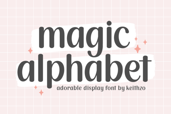 Discover the Whimsical Charm of the Magic Alphabet Typeface