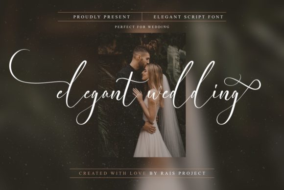 Elegant Wedding: A Script Font for Polished Branding