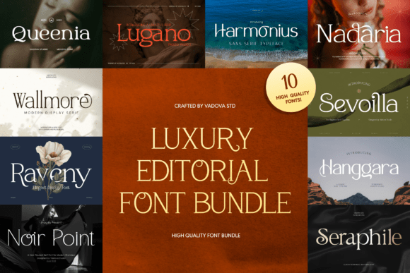 Mastering Elegant Typography: The Luxury Editorial Font Bundle