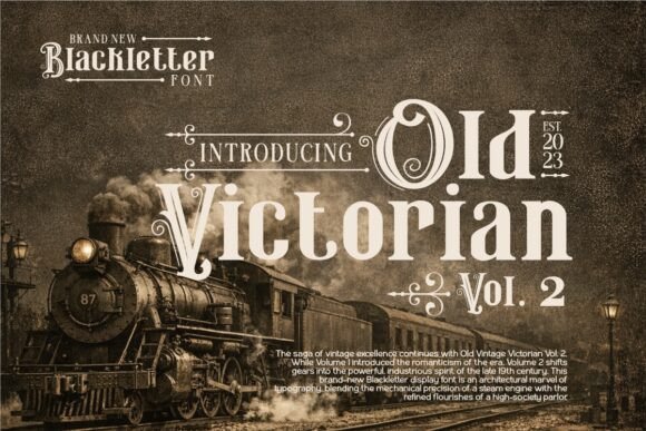 Old Victorian Vol 2: A Font for Timeless Elegance