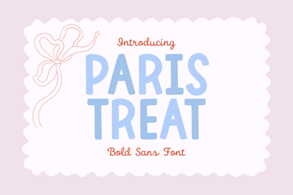 Paris Treat: A Bold, Retro Display Typeface