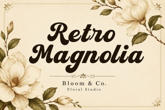 Retro Magnolia: A Script Font with Timeless Appeal