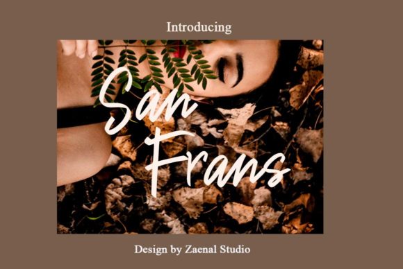 San Frans: The Authentic Handwritten Font for Modern Creatives
