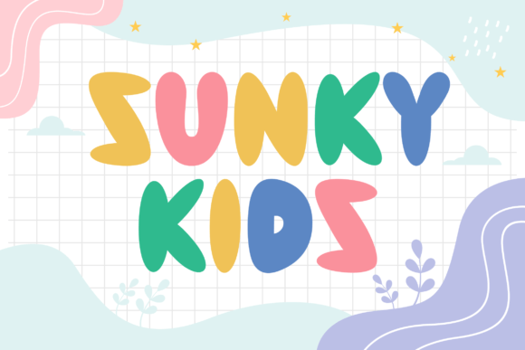 Sunky Kids: A Font That Captures Pure Childhood Joy