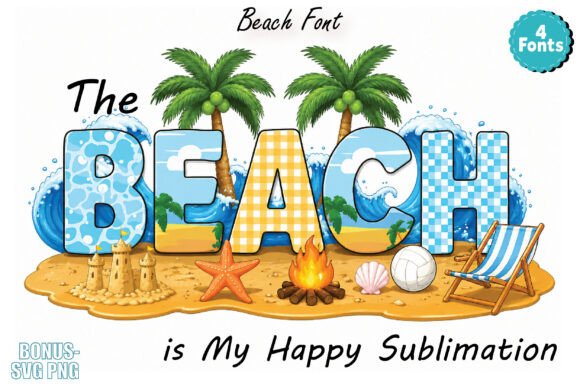 The Beach: A Typeface for Capturing Summer's Vibe