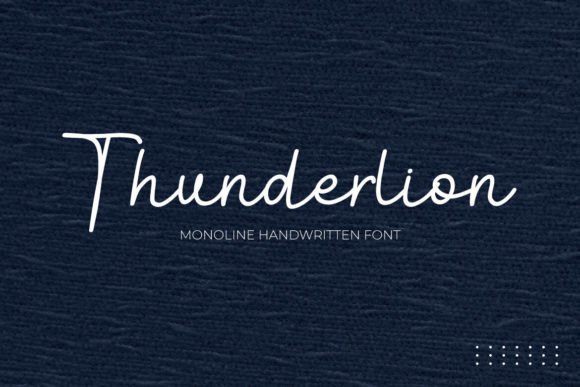 Thunderlion: Capturing Handwritten Elegance in a Single Stroke