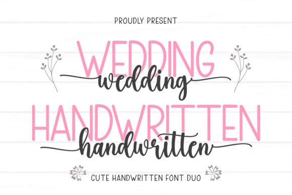Wedding Handwritten: A Modern Duo for Elegant Design